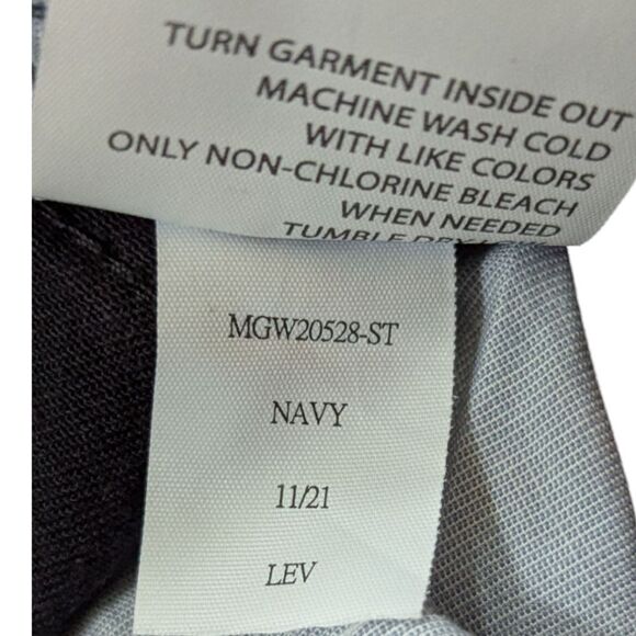 Hawker Rye Essential Wash Stretch Straight Fit Chino Navy Men's 34x30 NWT - Picture 11 of 11